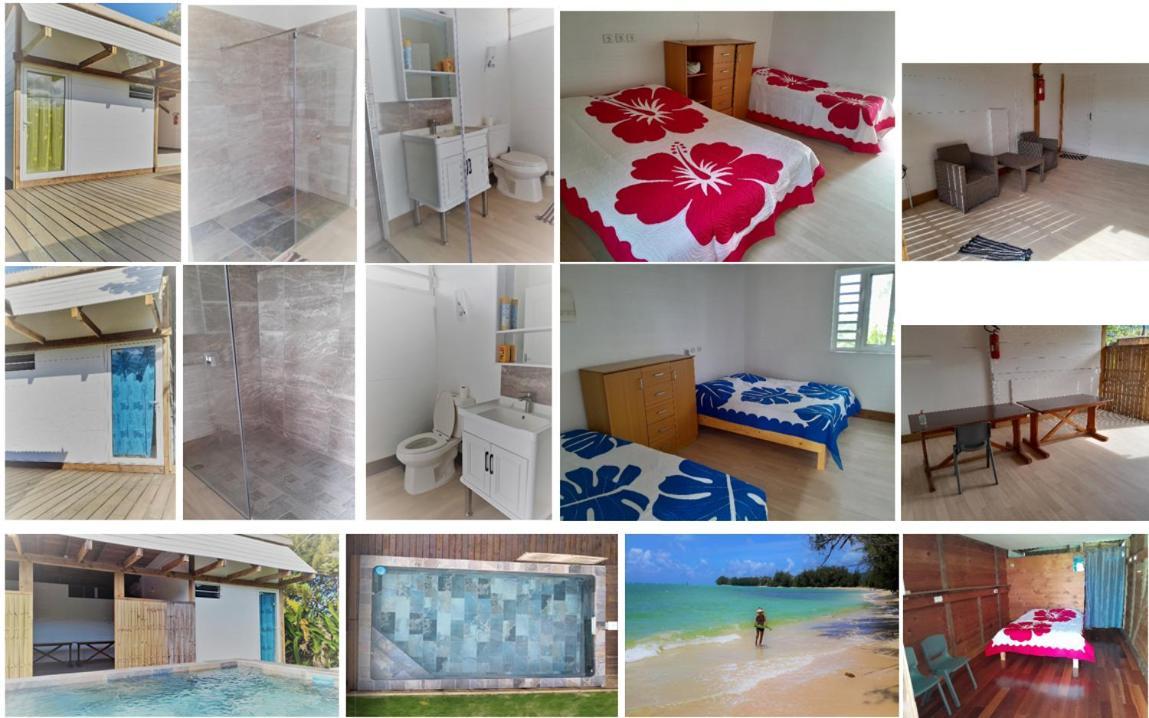 Mara'Ai Le Spot Tubuai, Chambre Triple Deluxe Mahu Sdb Privee Avec Piscine Mataura エクステリア 写真
